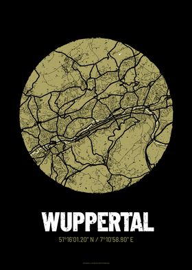 Wuppertal City Map Design