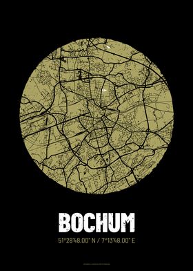 Bochum City Map Design