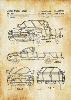 Dodge Ram Truck Patent