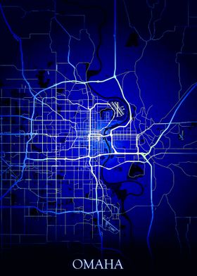 Omaha Blue map