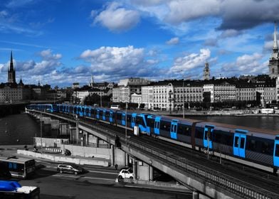 Stockholm in blue