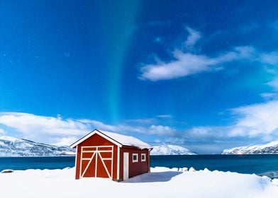 Boat House Northern Lights