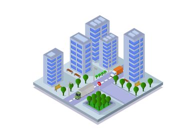 isometric city