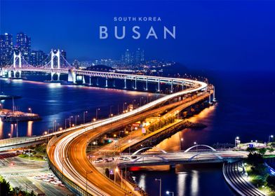 Busan city night