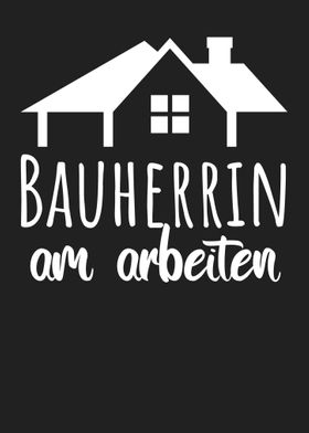 Bauherr am Arbeiten