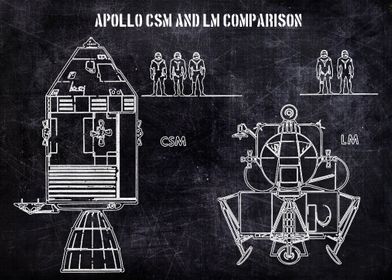 apollo csm  lm comparison