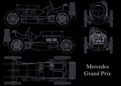 Mercedes 1908 Grand Prix 