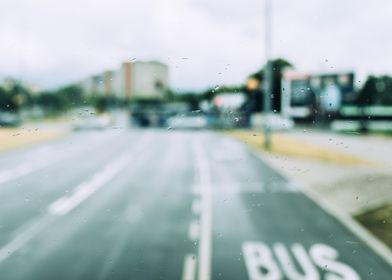 Rainy Day for Bus Ride