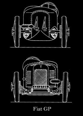 Fiat GP 1922back and front