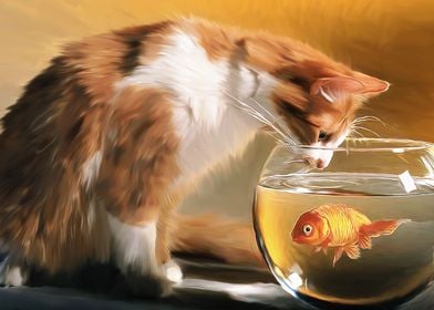  Cat and Fish