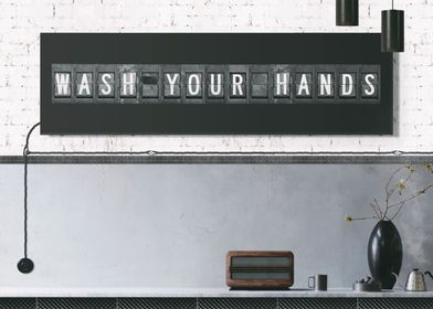 Wash your hands Corona 