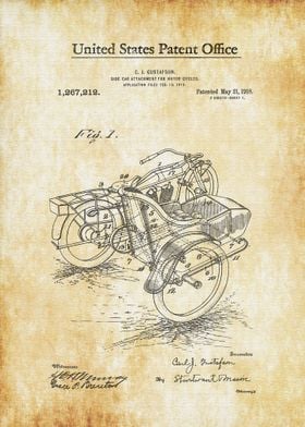 Motorcycle Sidecar 1918