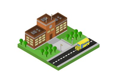 isometric school