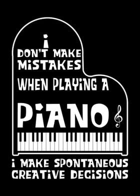 Pianist Funny Poster