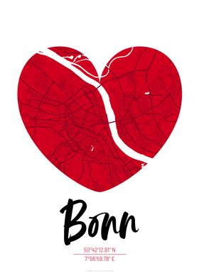 Bonn City Map Design