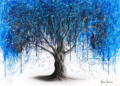 Blue Midnight Tree