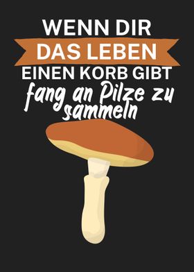 Pilzsammler Leben Korb