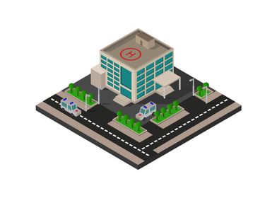 isometric hospital