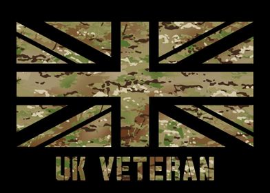 UK Veteran Camo Union Jack