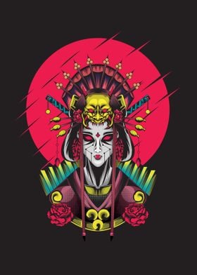 geisha illustration