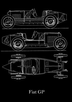 Fiat GP 1922 Blueprint