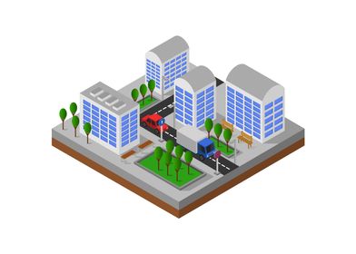 isometric city