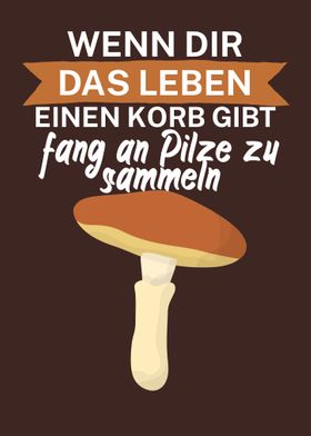 Pilzsammler Leben Korb