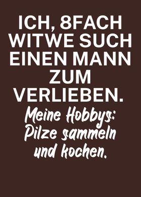 Pilzsammler Ironisch