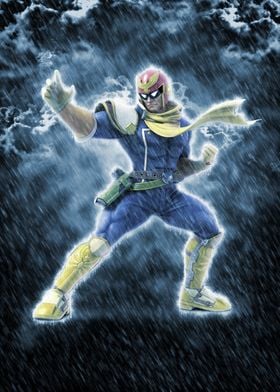 captain falcon yes poster