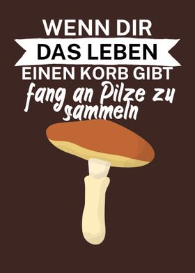 Pilzsammler Leben Korb