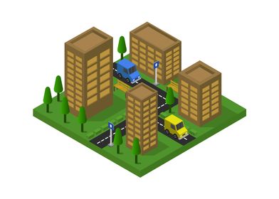 isometric city