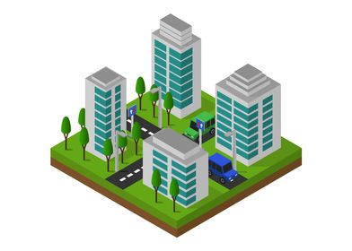 isometric city