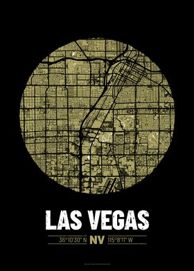 Las Vegas City Map Design