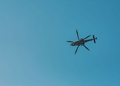 Helicopter From Below