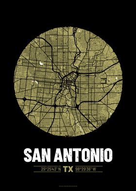 San Antonio City Map