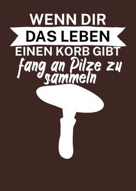 Pilzsammler Leben Korb