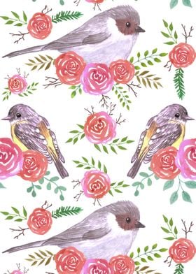 bushtits robins and roses