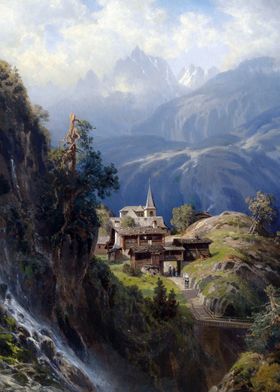 Village in the Alps