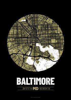 Baltimore City Map Design