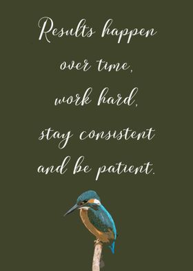 Bird Be Patient Quote