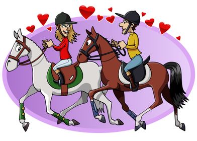 Riders in love
