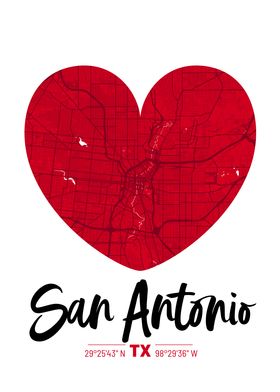 San Antonio City Map