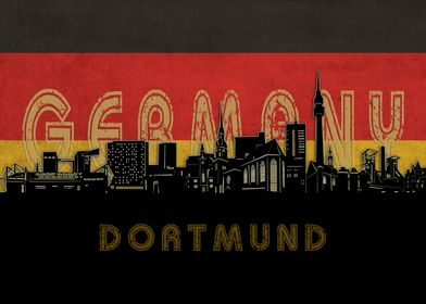 dortmund skyline flag