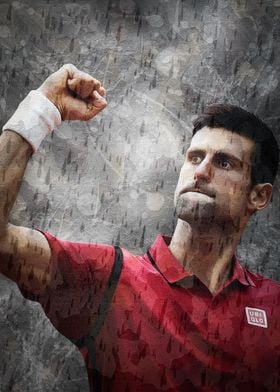 Novak Djokovic Poster 