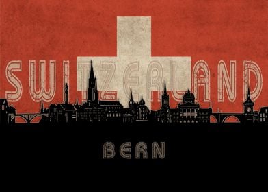 bern skyline flag