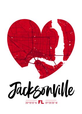 Jacksonville City Map