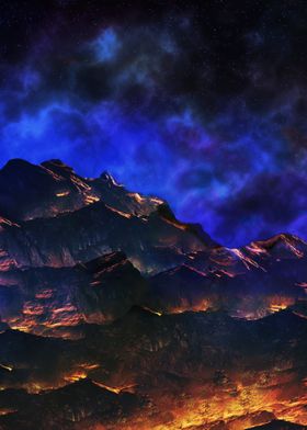 Venus Night Landscape