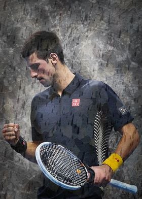 Novak Djokovic Poster 