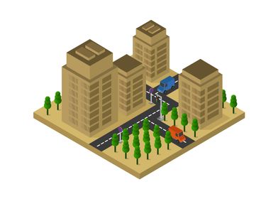 isometric city