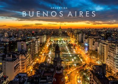Buenos Aires skyline night